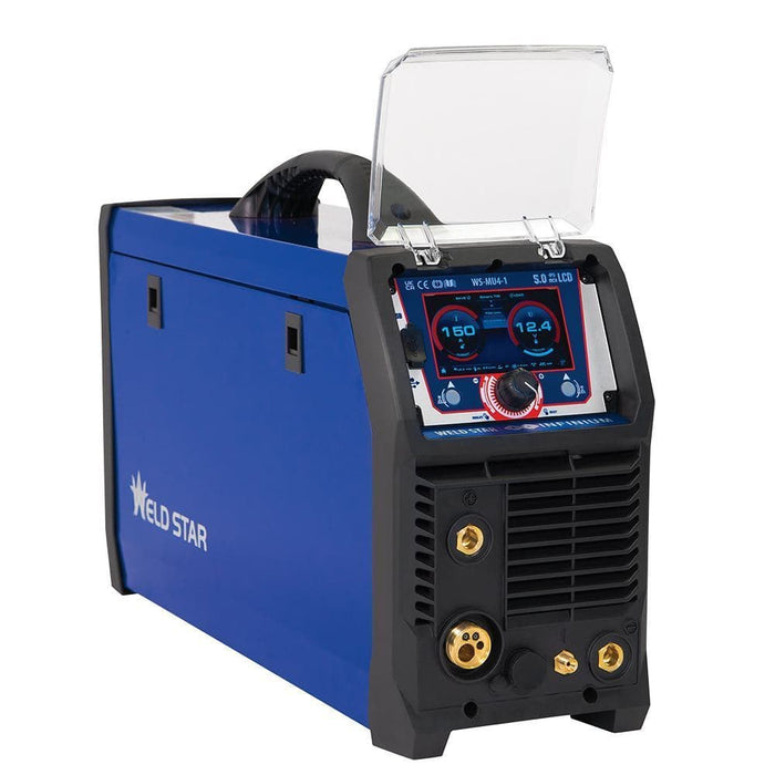 Weld Star Infinium Multi Process Inverter 4 in 1 200A (240V) - Hurstbourne Forge Welding Supplies