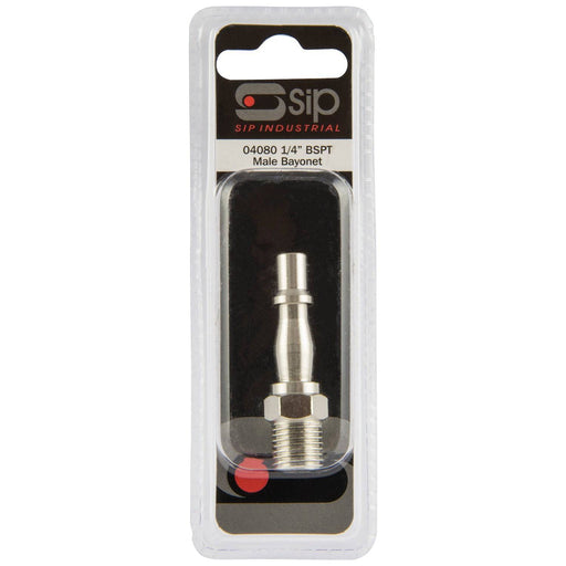 SIP 1/4" Male Bayonet Adaptor - Hurstbourne Forge Welding Supplies