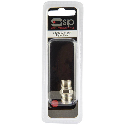 SIP 1/4" x 1/4" Equal Union Adaptor - Hurstbourne Forge Welding Supplies