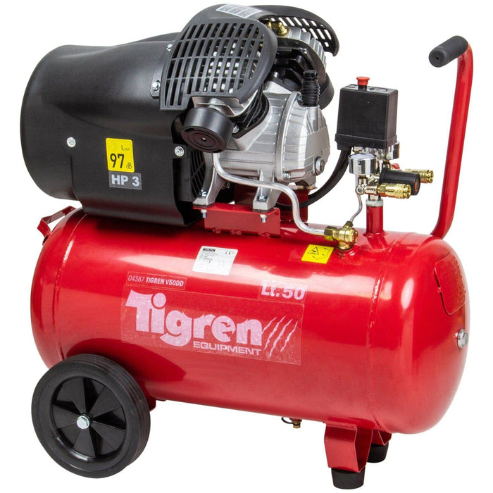 TIGREN V50DD 3HP Direct-Driven Compressor - Hurstbourne Forge Welding Supplies