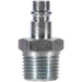 SIP 1/2" Full Flow Silver Male Bayonet Adaptor - Hurstbourne Forge Welding Supplies