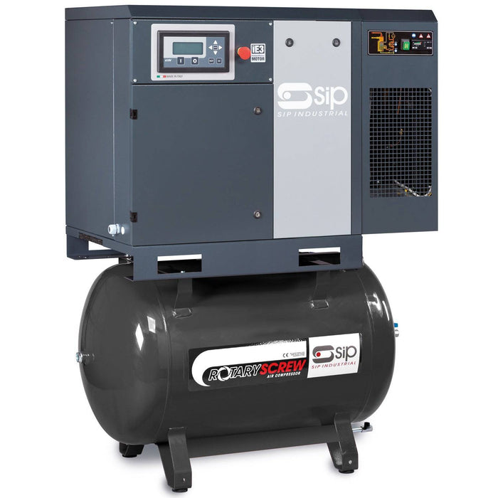 SIP RS5.5-10-270DD/RD 270ltr Rotary Screw Compressor with Dryer - Hurstbourne Forge Welding Supplies