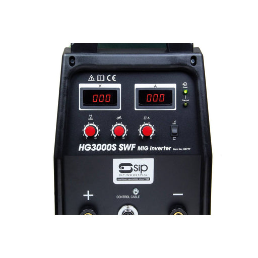 SIP HG3000S MIG Inverter Welder with SWF - Hurstbourne Forge Welding Supplies