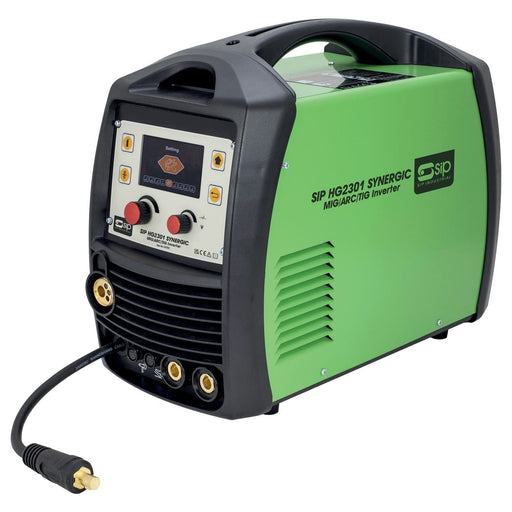 SIP HG2301 SYNERGIC MIG/ARC/TIG Inverter Welder - Hurstbourne Forge Welding Supplies