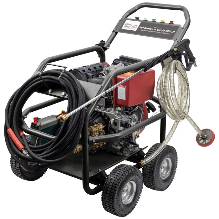 SIP TEMPEST CW-D 300TX Diesel Pressure Washer - Hurstbourne Forge Welding Supplies