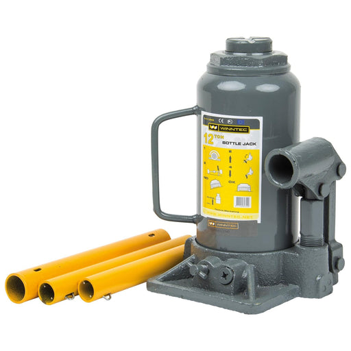 WINNTEC® 12 TON Bottle Jack - Hurstbourne Forge Welding Supplies