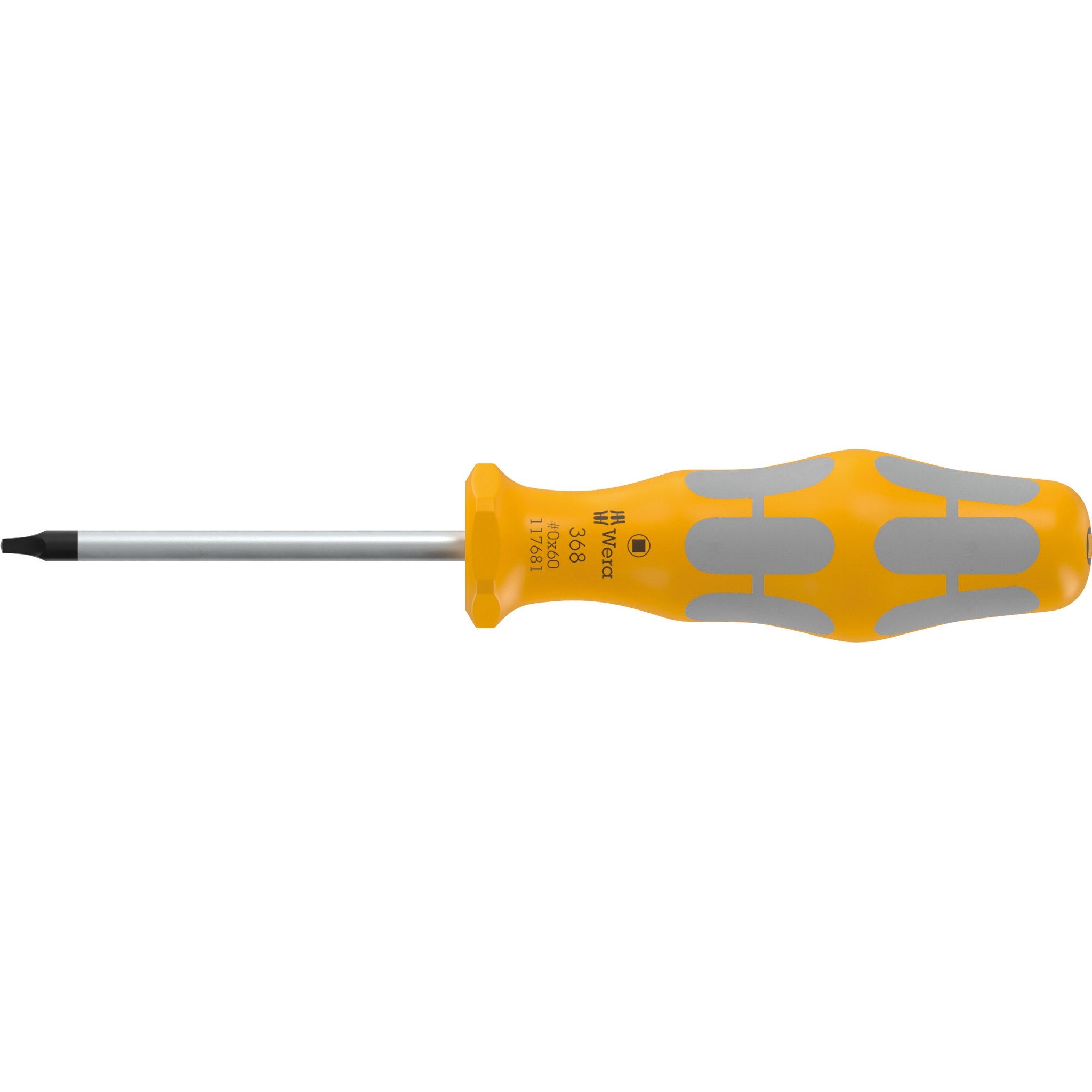 Wera 368 Screwdriver for square socket head screws, # 0 x 60 mm