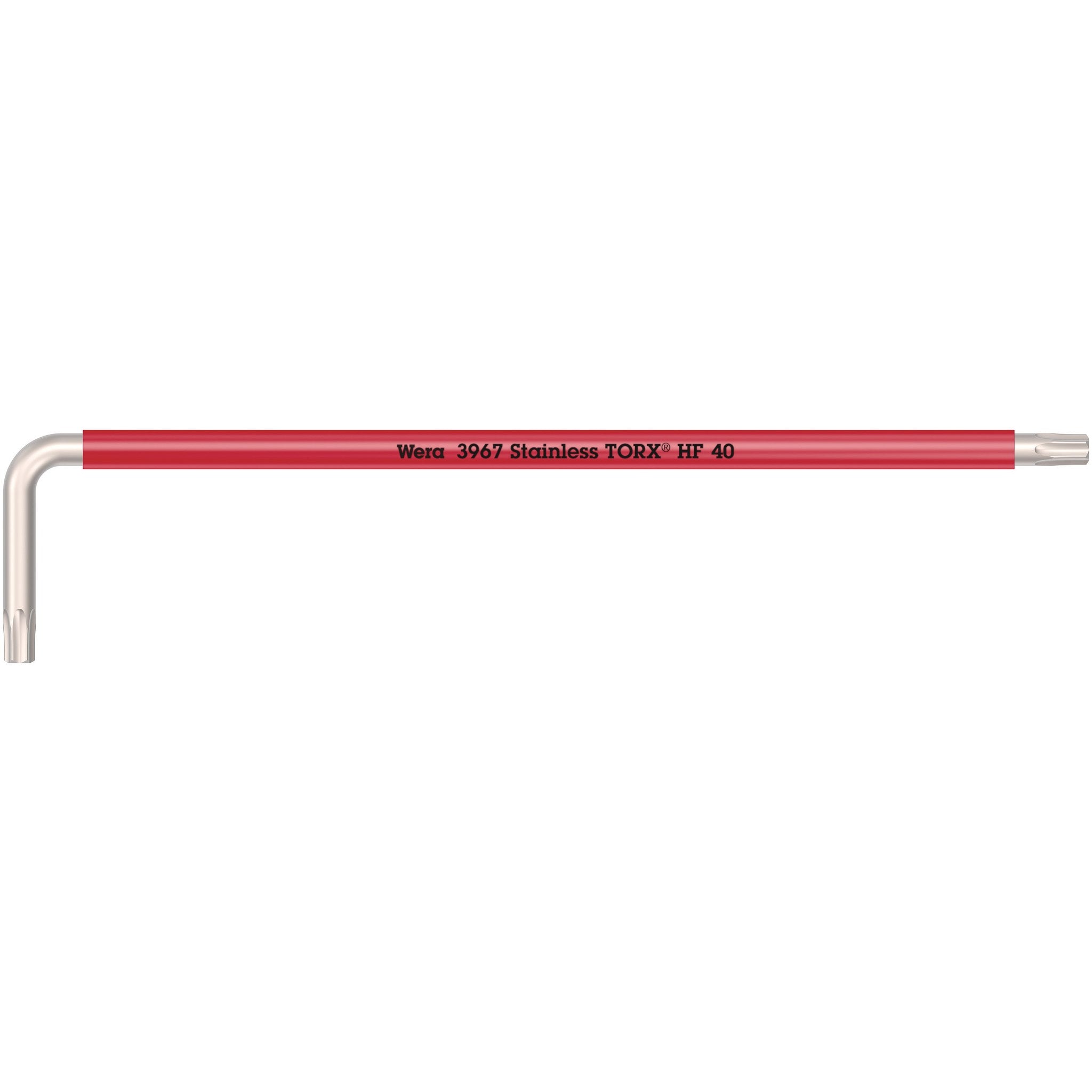 Wera 3967 SXL TORX® HF L-key Multicolour with holding function, long, stainless, TX 40