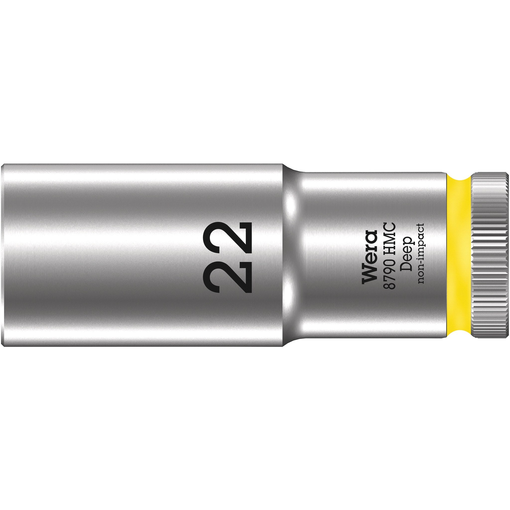 Wera 8790 HMC Deep socket with 1/2" drive, 22 x 83 mm