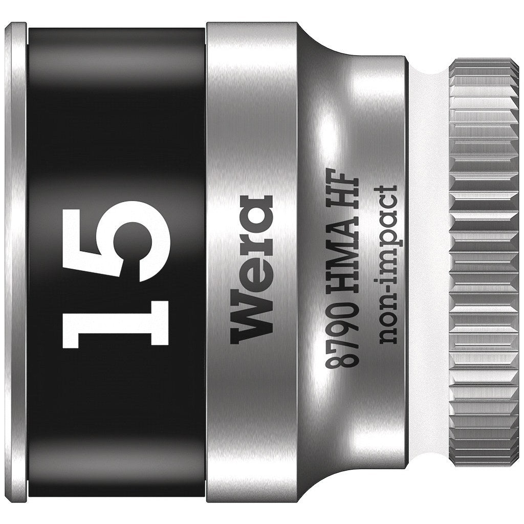 Wera 8790 HMA HF Zyklop socket with 1/4" drive with holding function, 15 x 23 mm