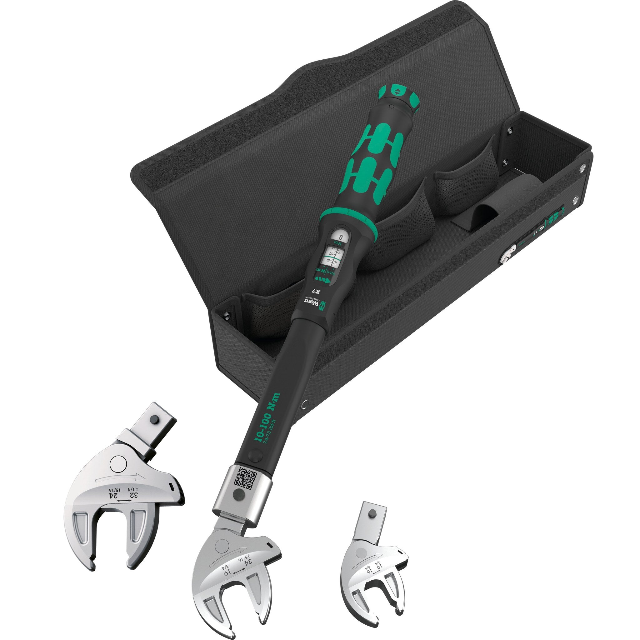 Wera 9530 Torque wrench set for heat pumps/air conditioning, 4 pieces