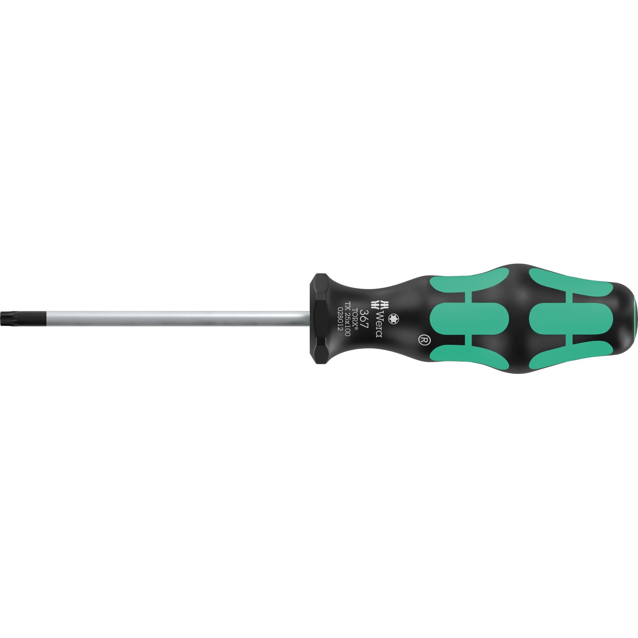 Wera 367 TORX® BO Screwdriver for tamper-proof TORX® screws, TX 25 x 100 mm