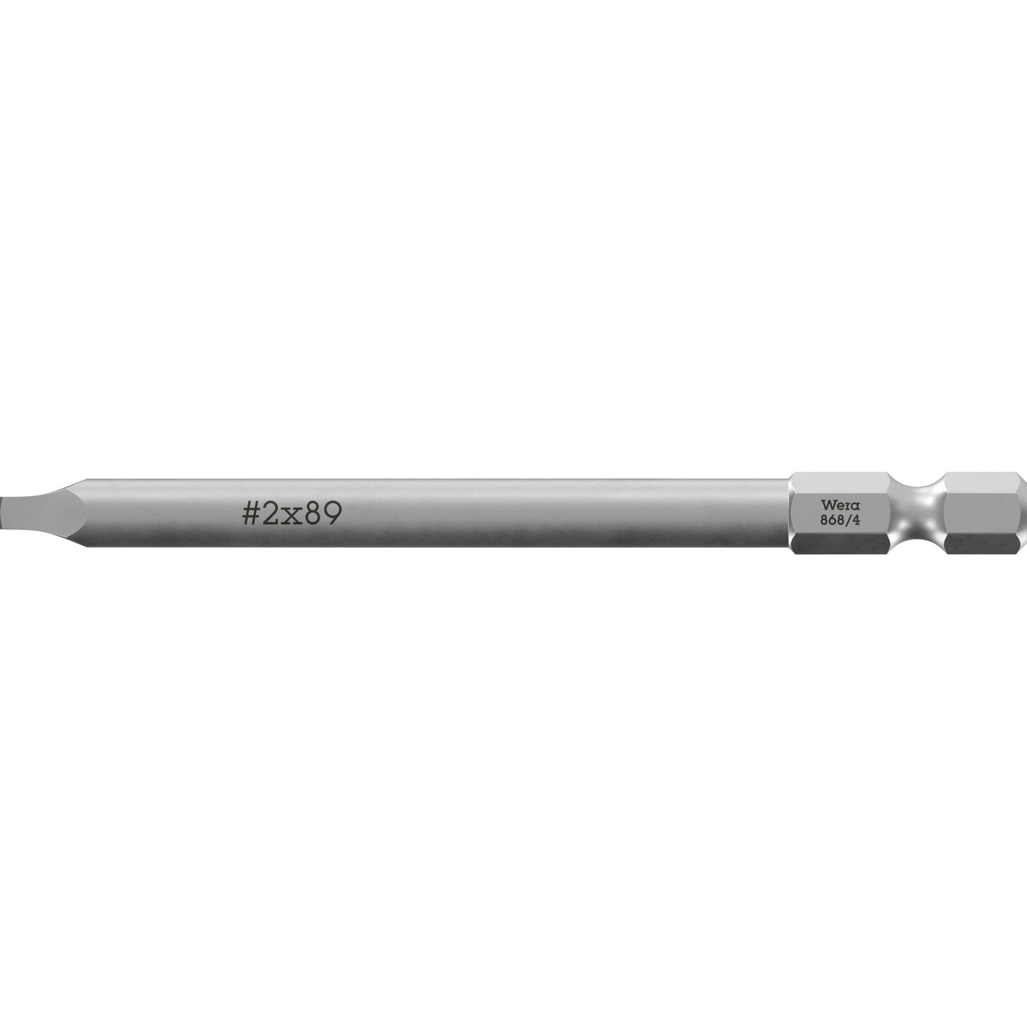 Wera 868/4 Square-Plus bits, # 2 x 89 mm