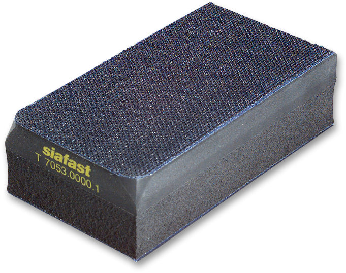 Soft/hard hand sanding block, siafast 122x35mm