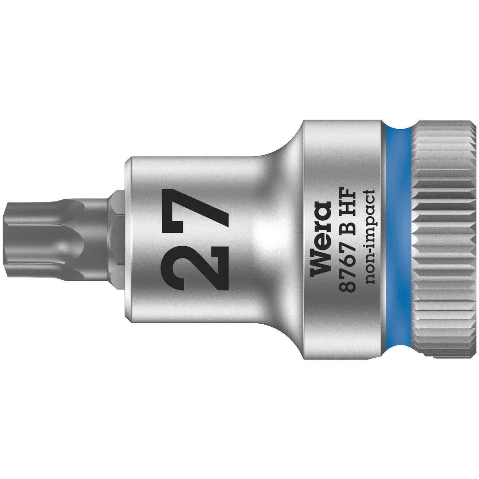 Wera 8767 B HF TORX® Zyklop bit socket with holding function, 3/8" drive, TX 27 x 35