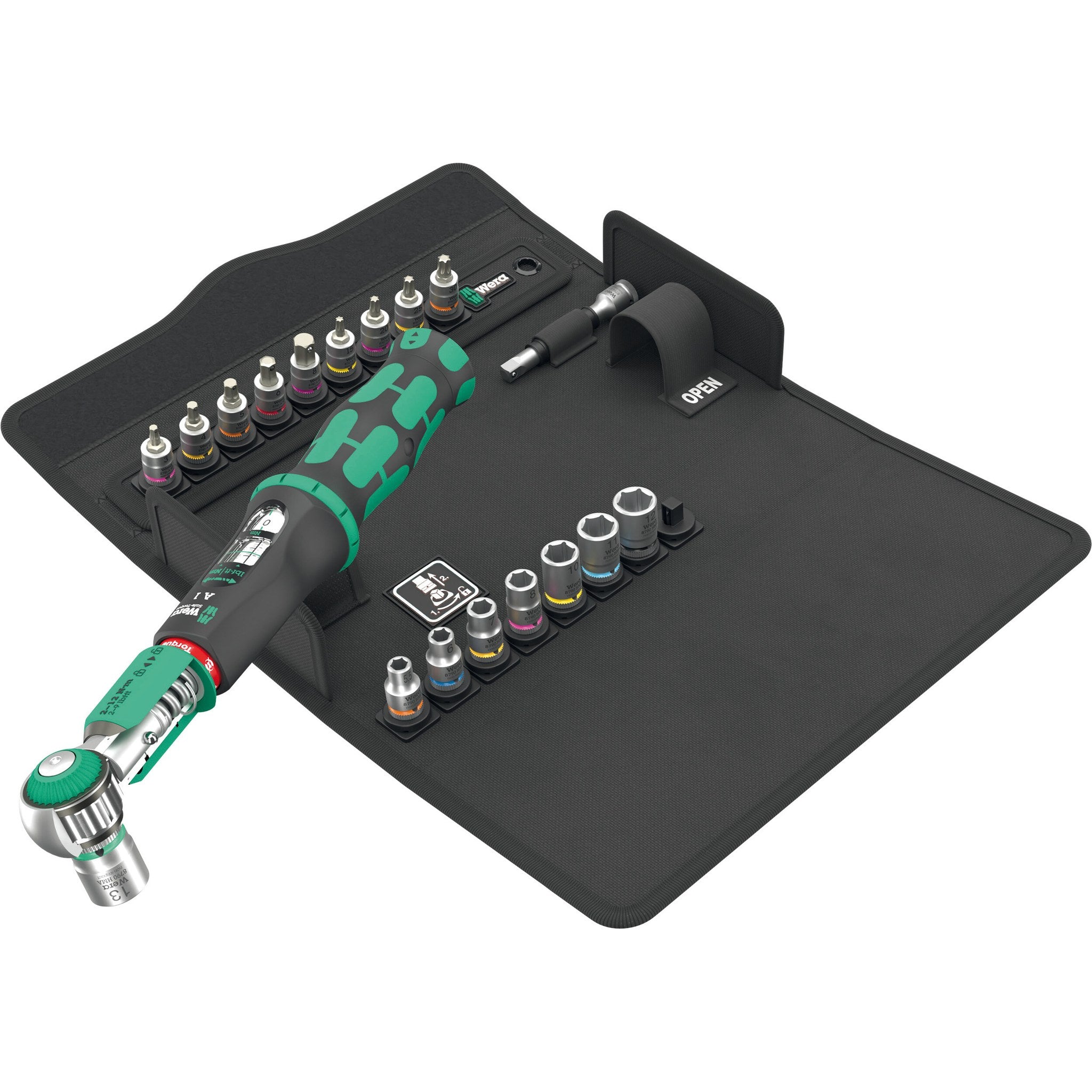 Wera Safe-Torque A 1 SHK Set 1, 1/4" square head, 2-12 Nm, 20 pieces