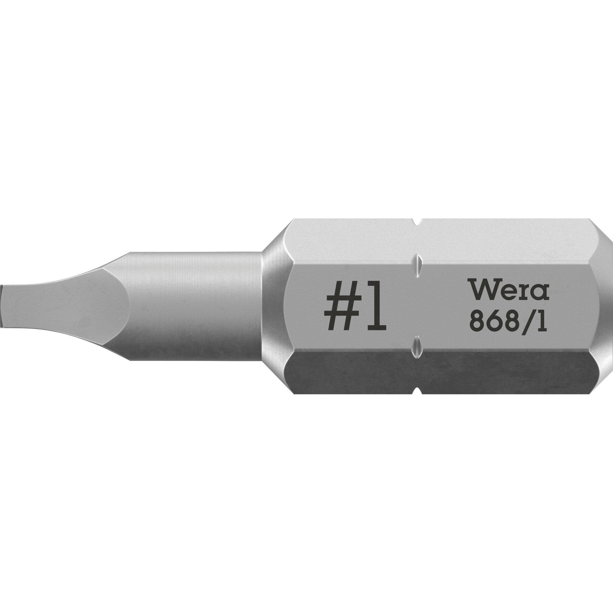 Wera 868/1 Z Square-Plus bits, # 1 x 25 mm