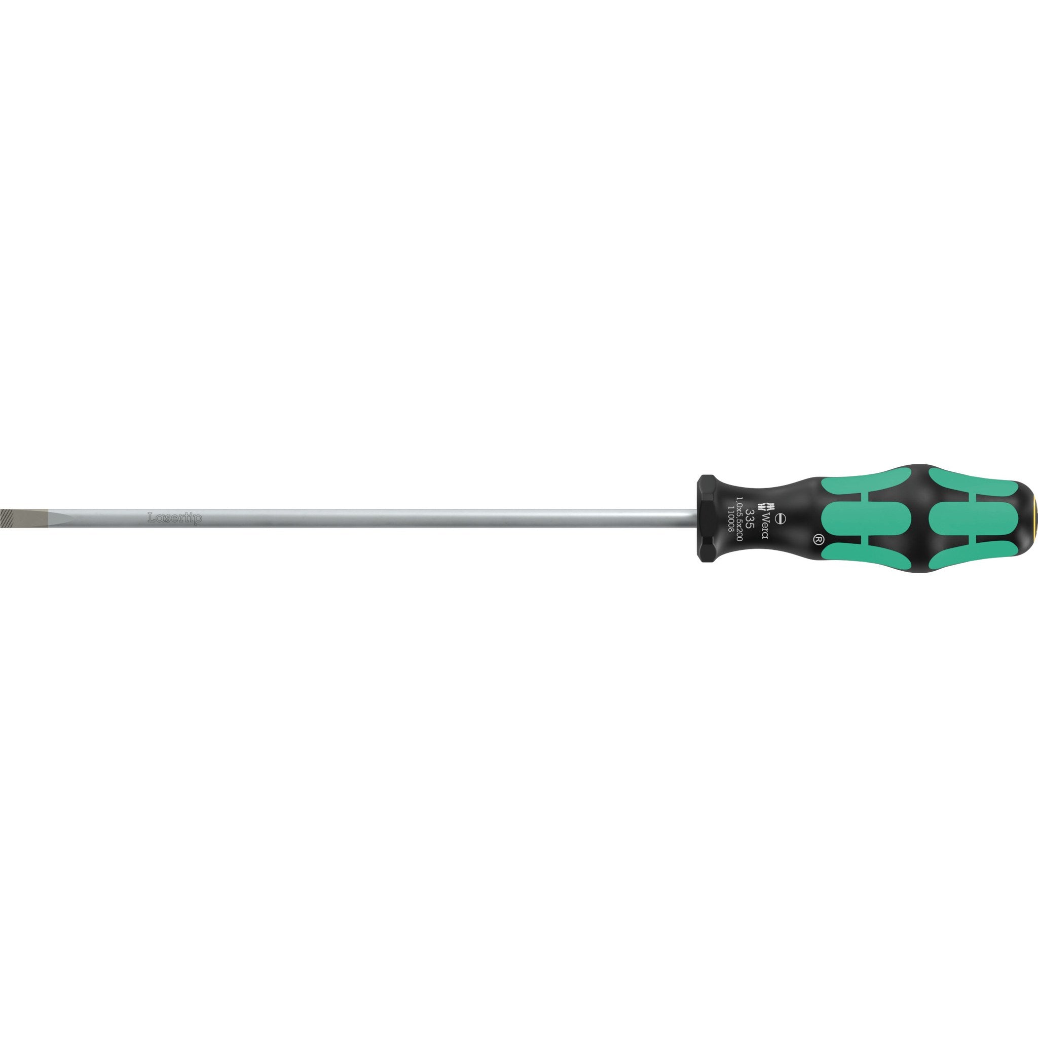 Wera 335 Screwdriver for slotted screws, 1 x 5.5 x 200 mm