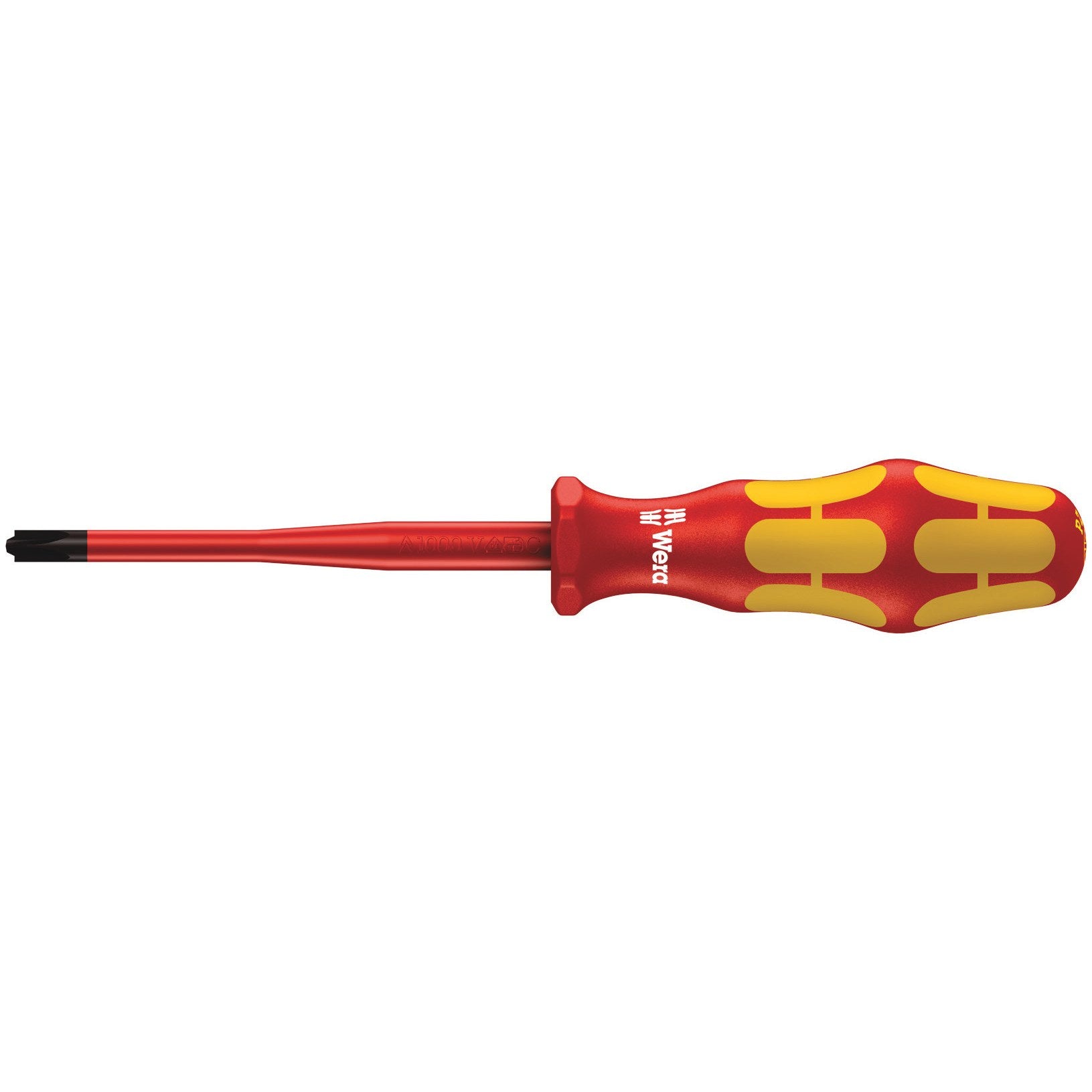 Wera 165 iSS PZ/S VDE Insulated screwdriver with reduced blade diameter for PlusMinus