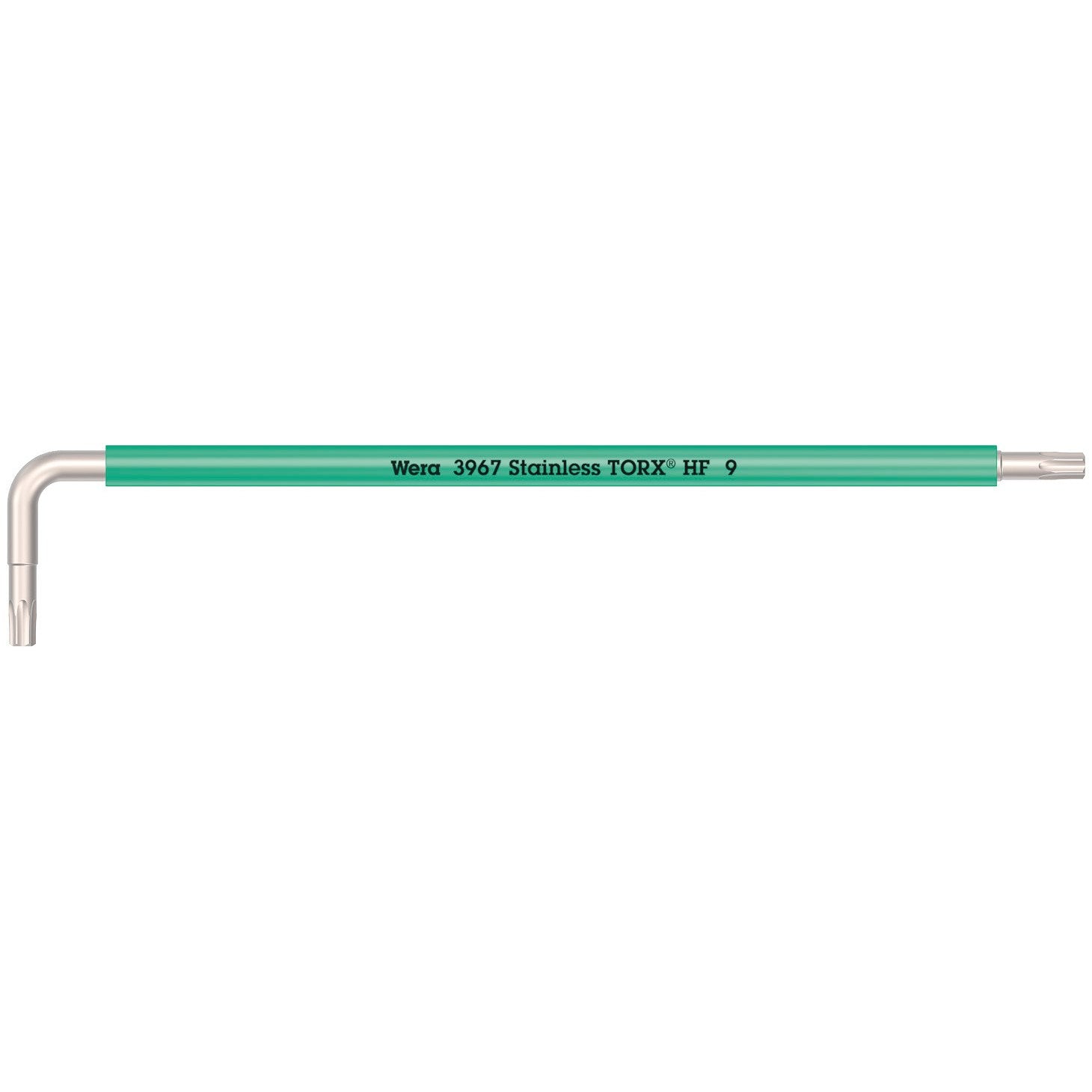 Wera 3967 SXL TORX® HF L-key Multicolour with holding function, long, stainless, TX 9 x