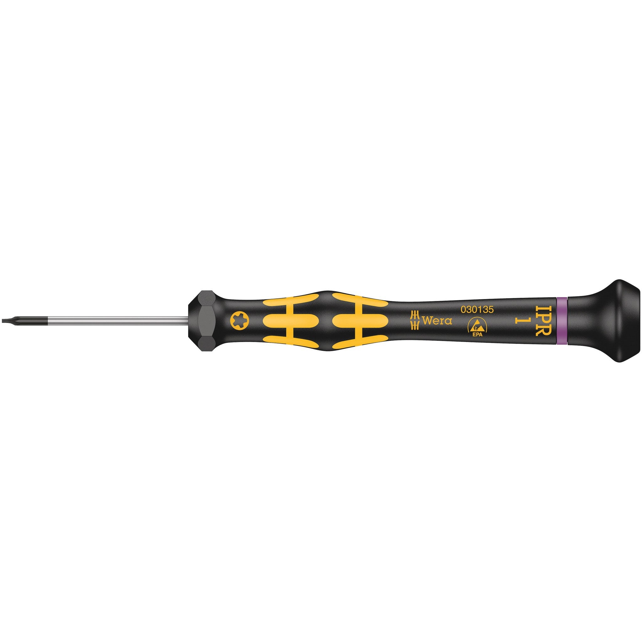 Wera 1567 IPR TORX PLUS® ESD Kraftform Micro screwdriver, 1 IPR x 40 mm