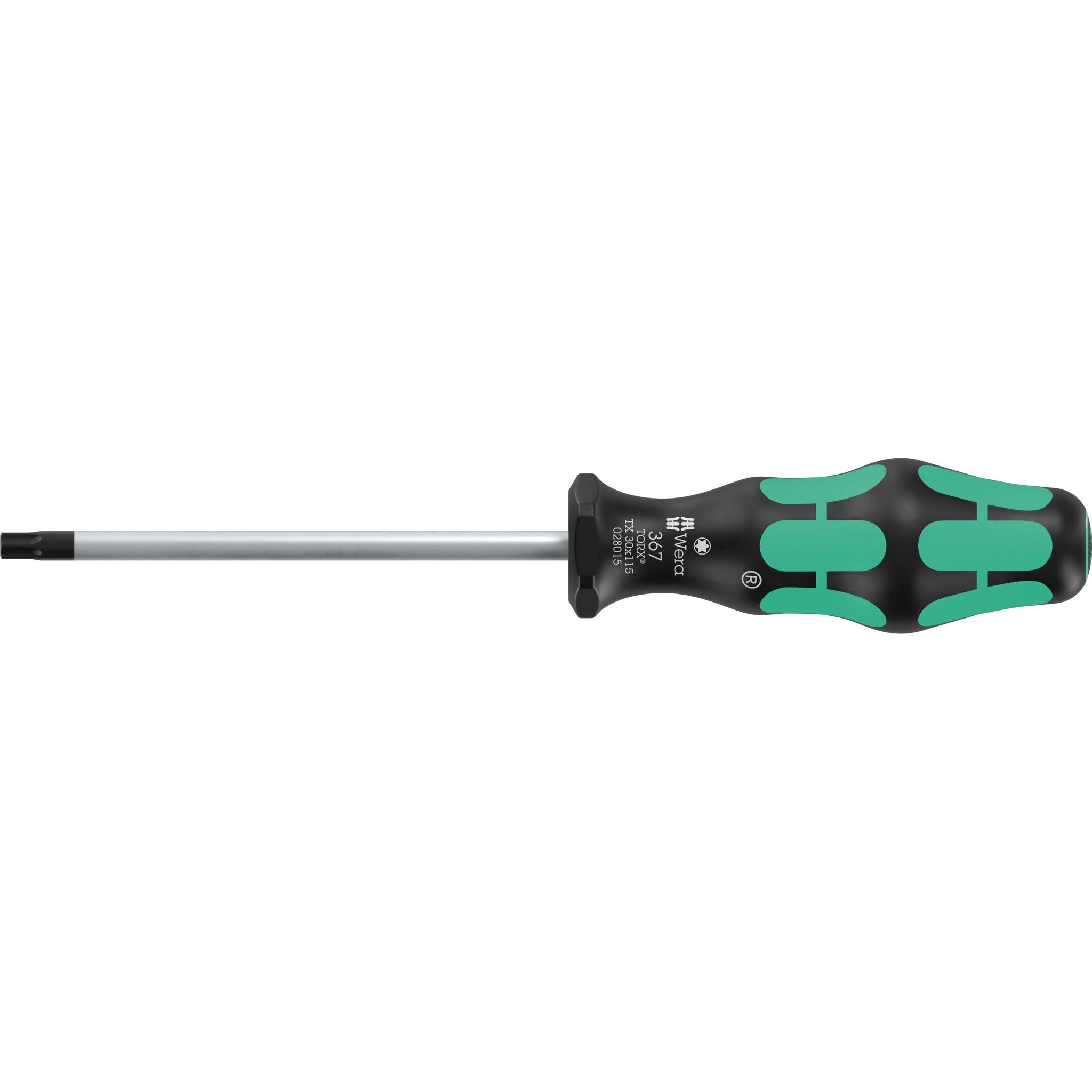 Wera 367 TORX® BO Screwdriver for tamper-proof TORX® screws, TX 30 x 115 mm