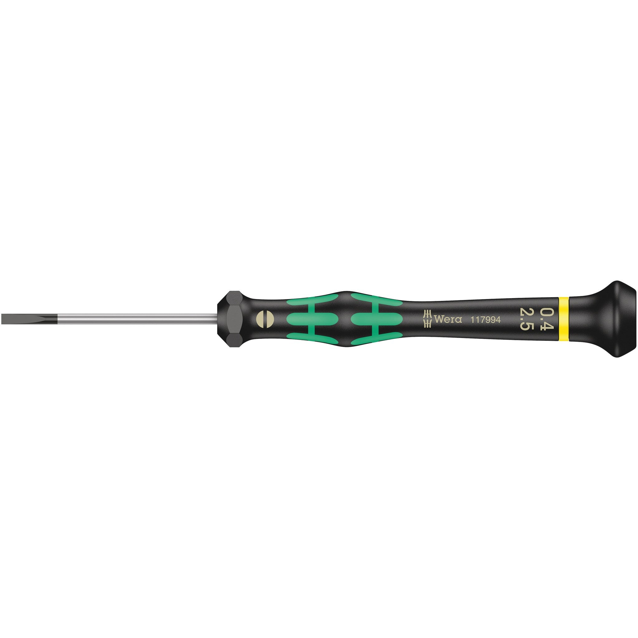 Wera 2035 Screwdriver for slotted screws for electronic applications, 0.40 x 2.5 x 50 mm