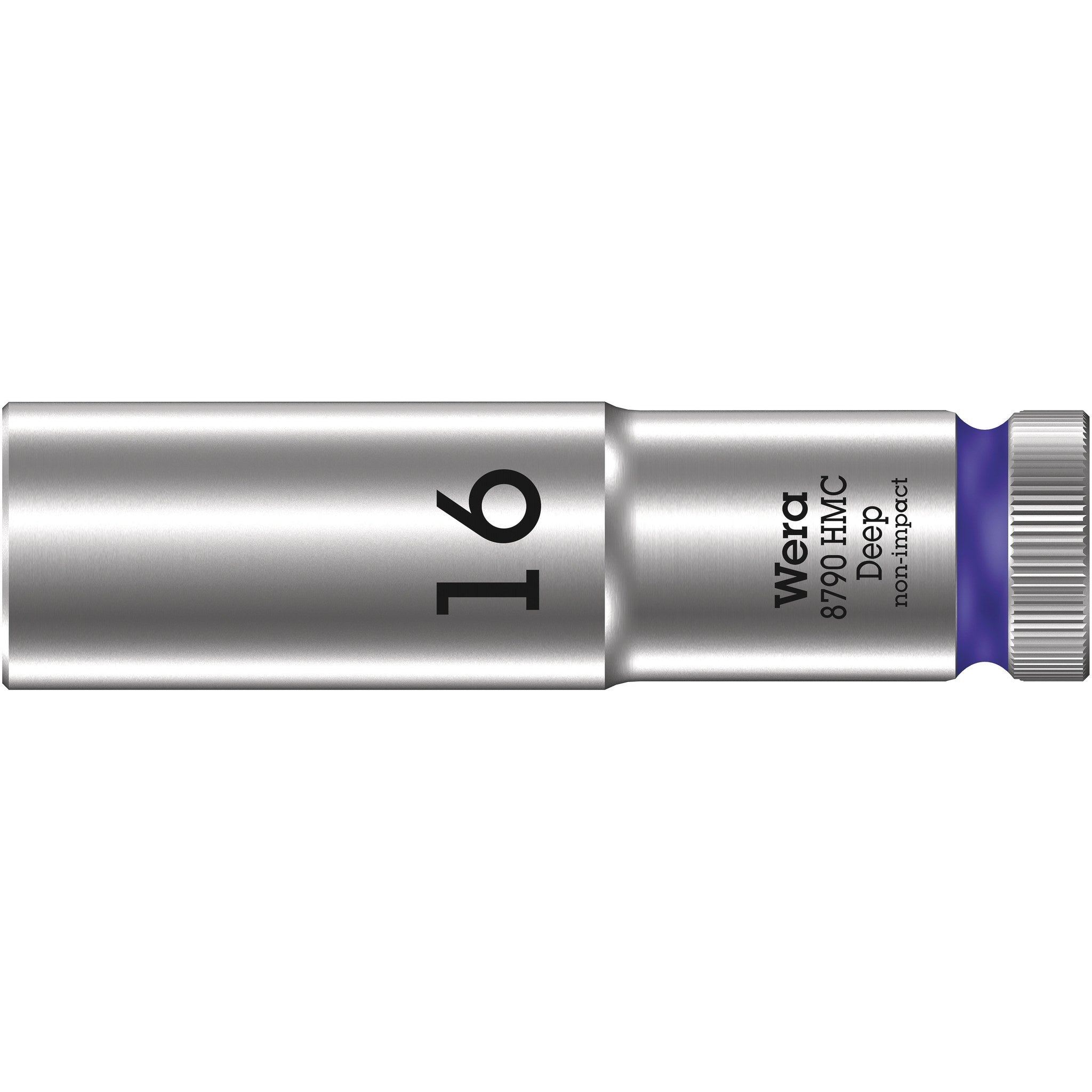 Wera 8790 HMC Deep socket with 1/2" drive, 16 x 83 mm