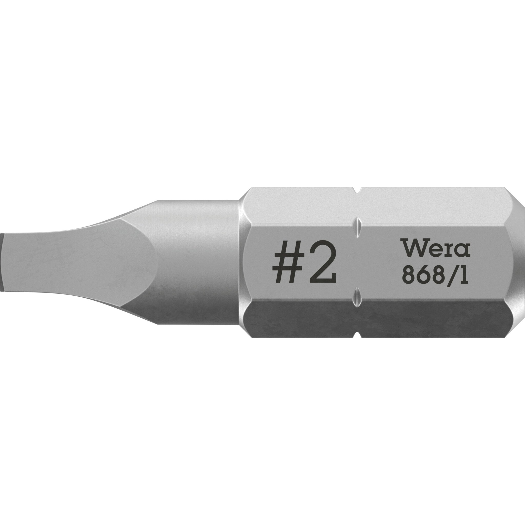 Wera 868/1 Z Square-Plus bits, # 2 x 25 mm