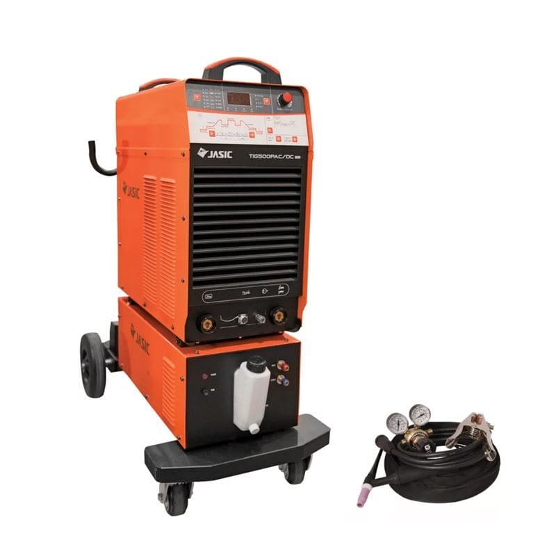 JASIC TIG Inverter TIG 500P AC/DC with Trolley and Water Cooler