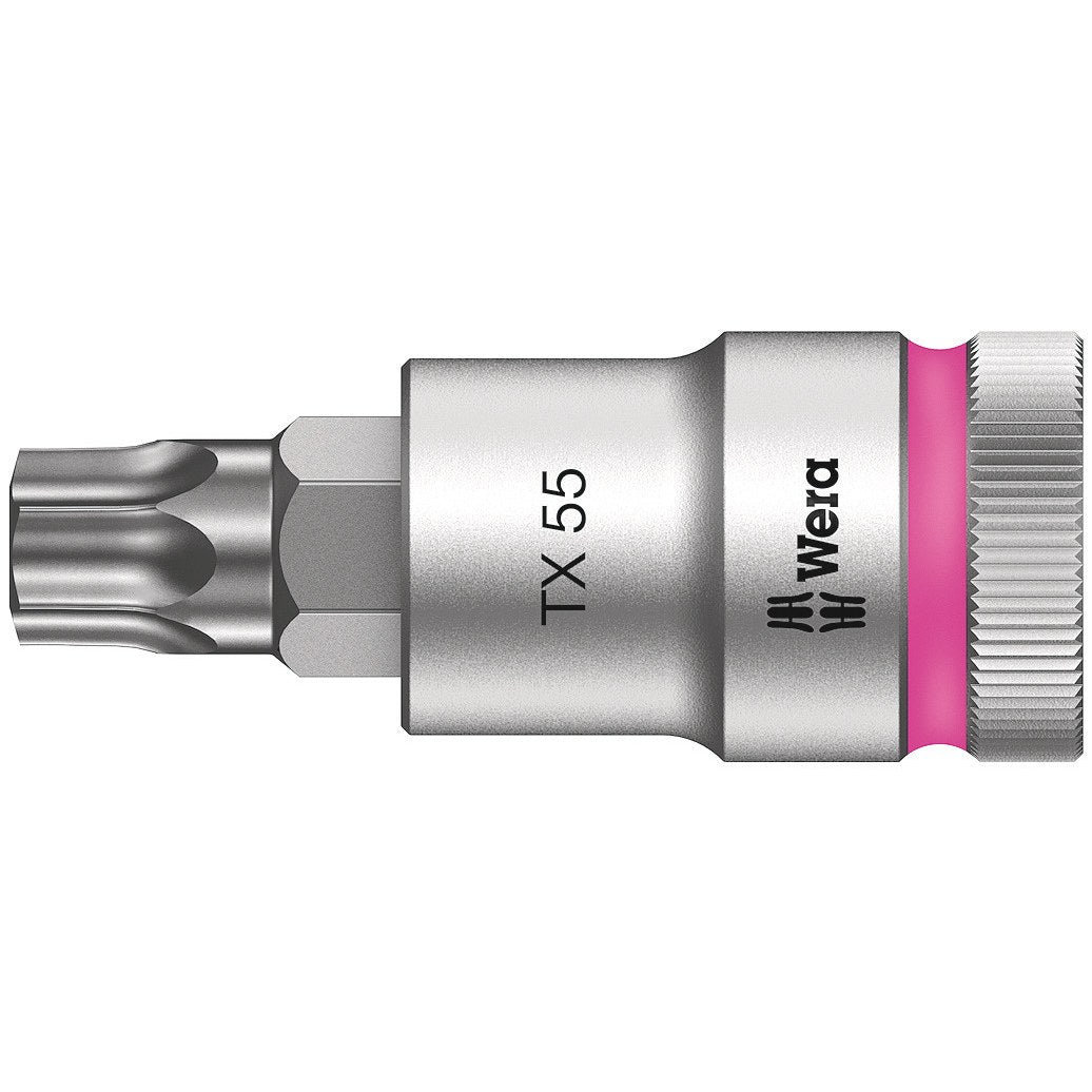 Wera 8767 C HF TORX® Zyklop bit socket with 1/2" drive with holding function, TX 55 x