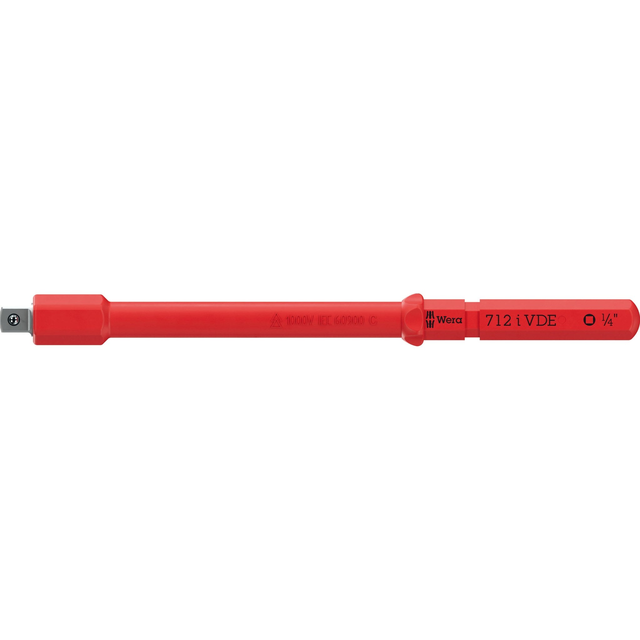 Wera Kraftform Kompakt A VDE 712 i Adapter blade, insulated, for 1/4" sockets, 1/4" x