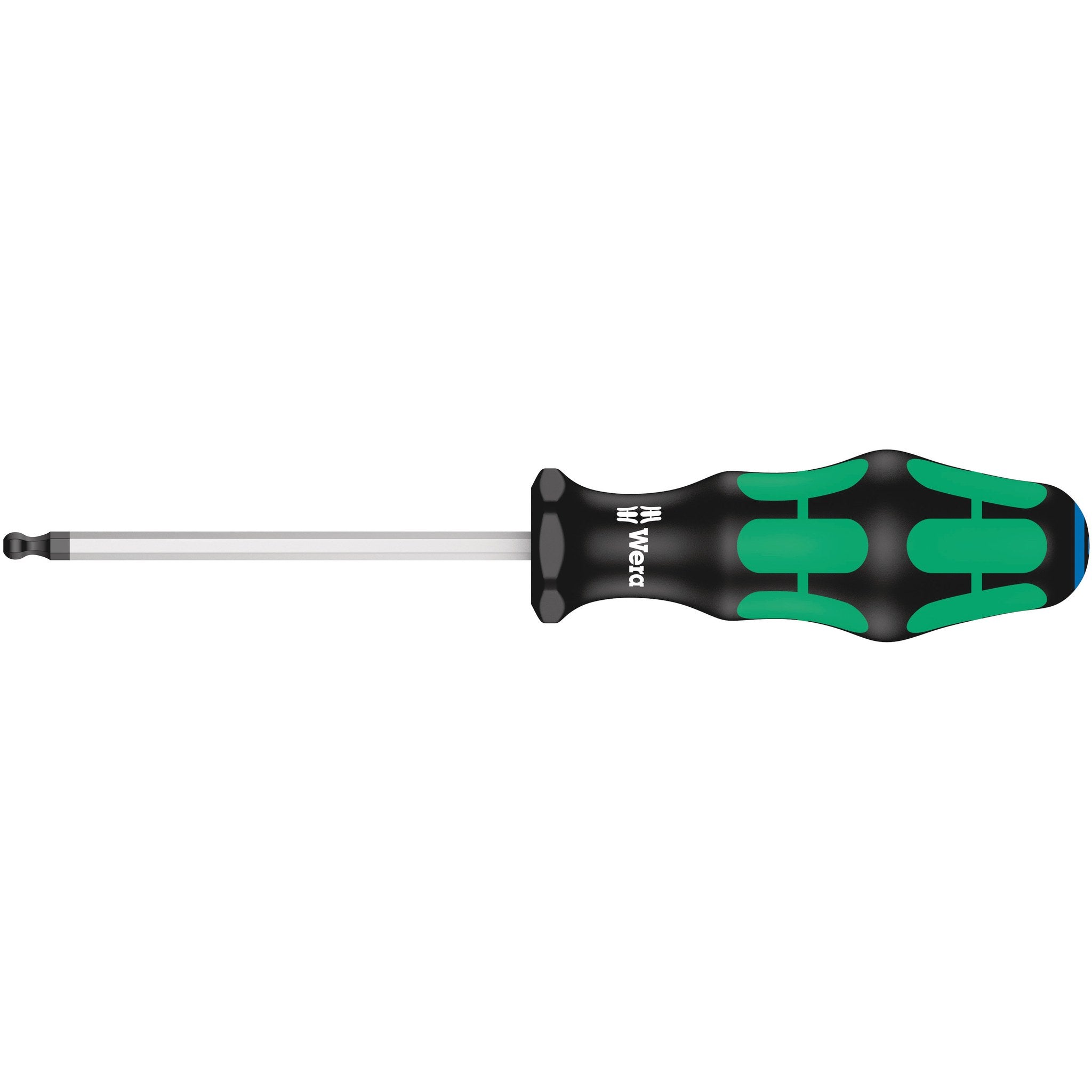Wera 352 Ball end screwdriver for hexagon socket screws, 3/16" x 100 mm