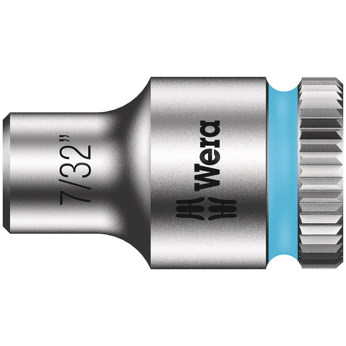 Wera 8790 HMA Zyklop 1/4" socket, 7/32" x 23 mm