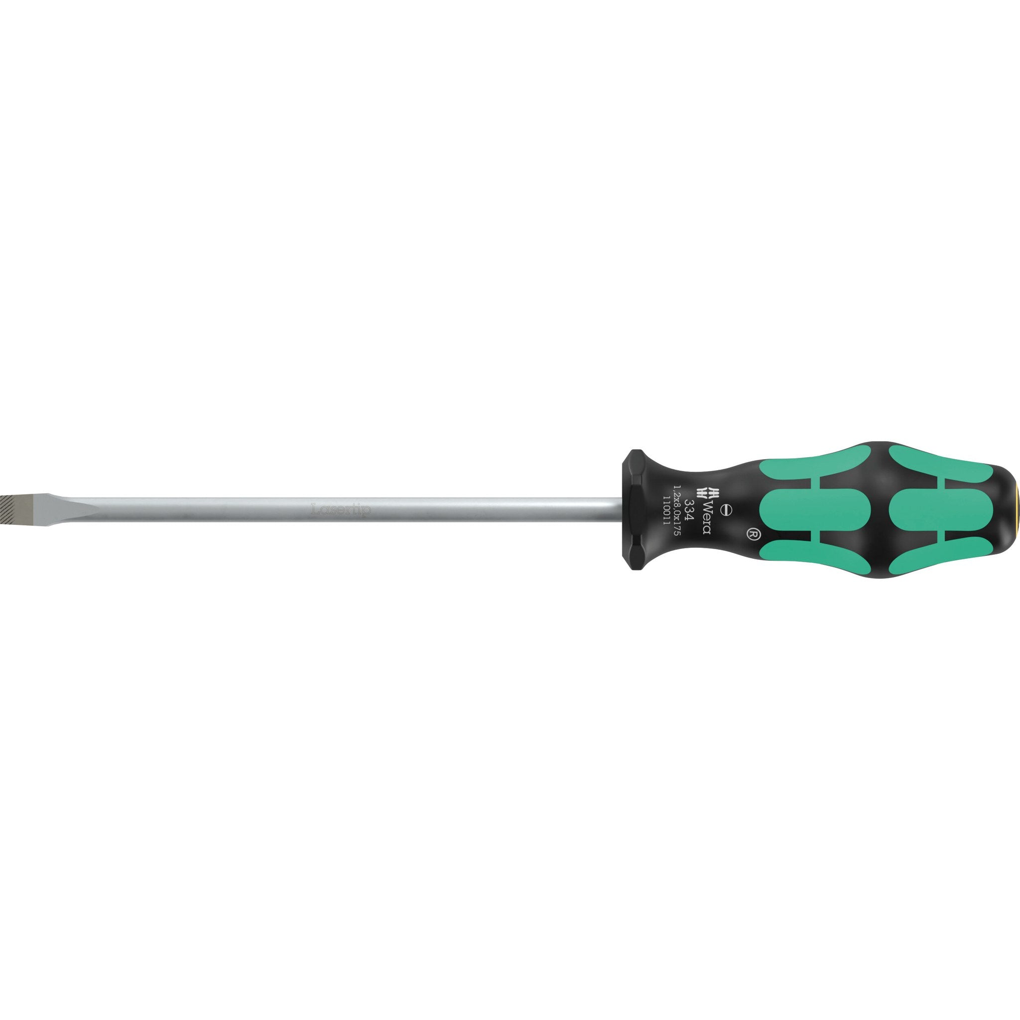 Wera 334 Screwdriver for slotted screws, 1.2 x 8 x 175 mm