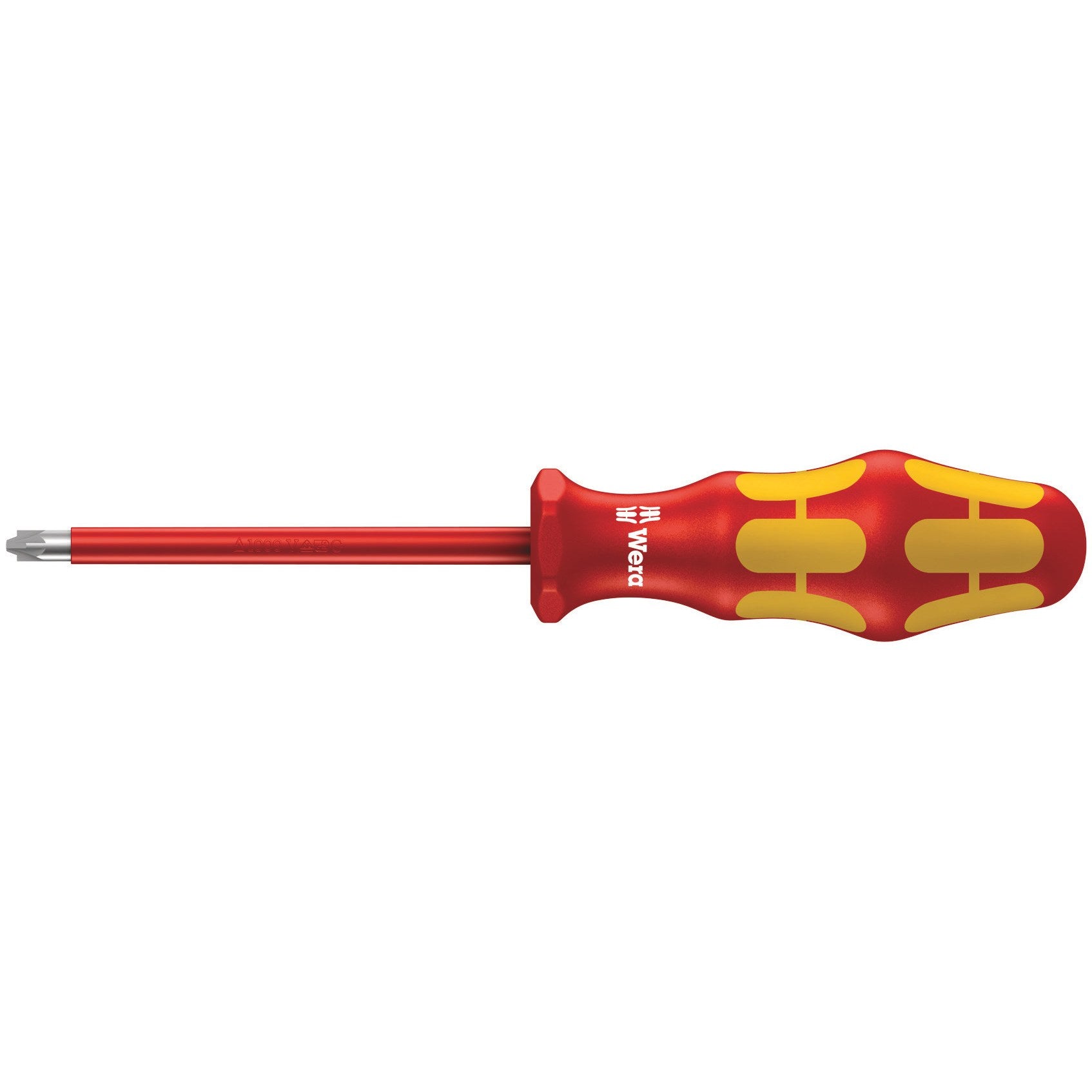 Wera 165 i PZ/S VDE Insulated screwdriver for PlusMinus screws (Pozidriv/slotted), # 2 x