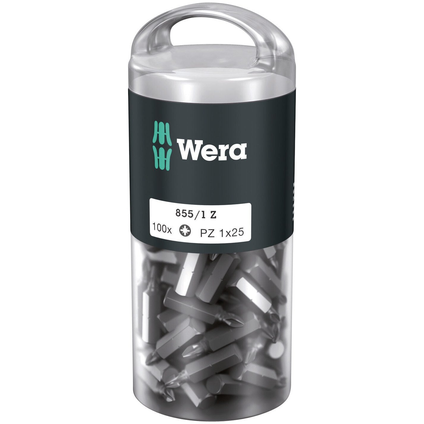 Wera 855/1 Z DIY 100 bits, PZ 1 x 25 mm, 100 pieces