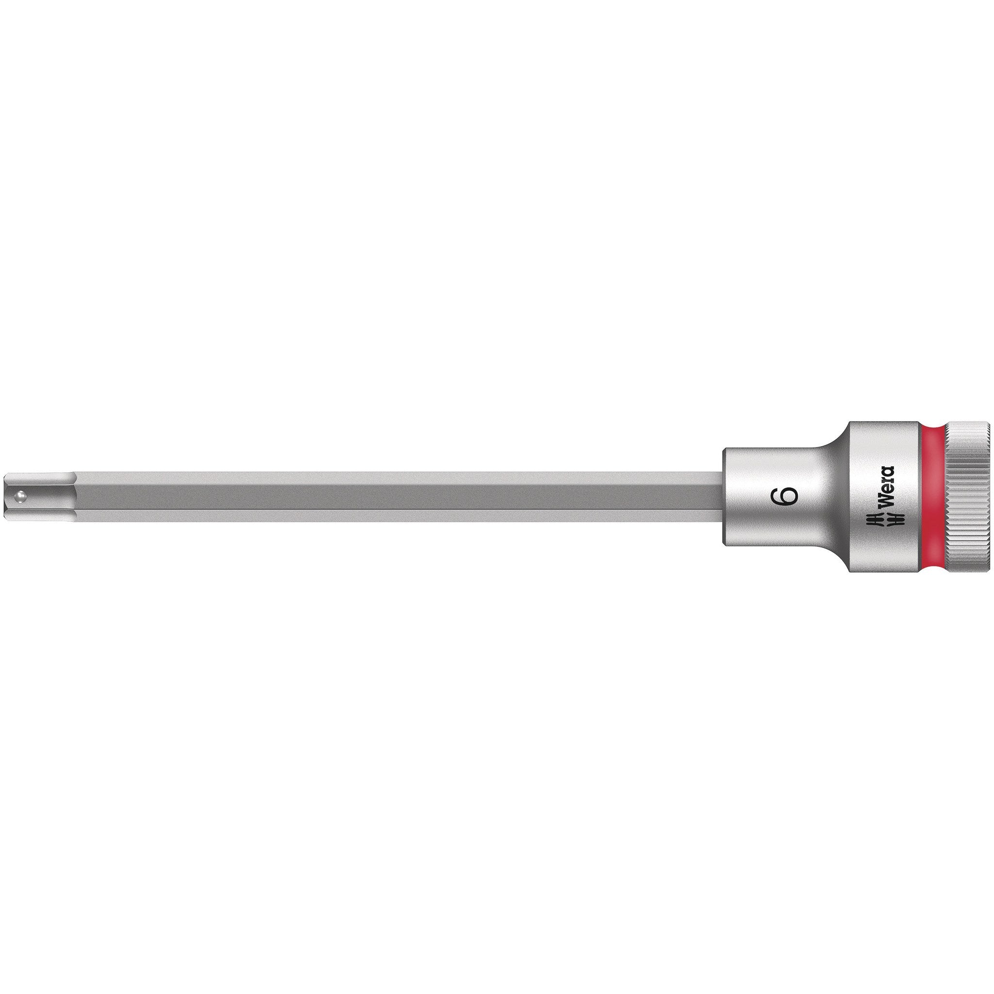 Wera 8740 C HF Zyklop bit socket with 1/2" drive with holding function, 6 x 140 mm