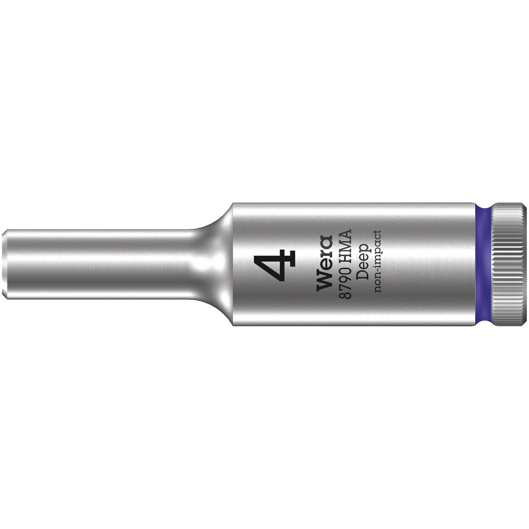 Wera 8790 HMA Deep 1/4" socket, 4 x 50 mm