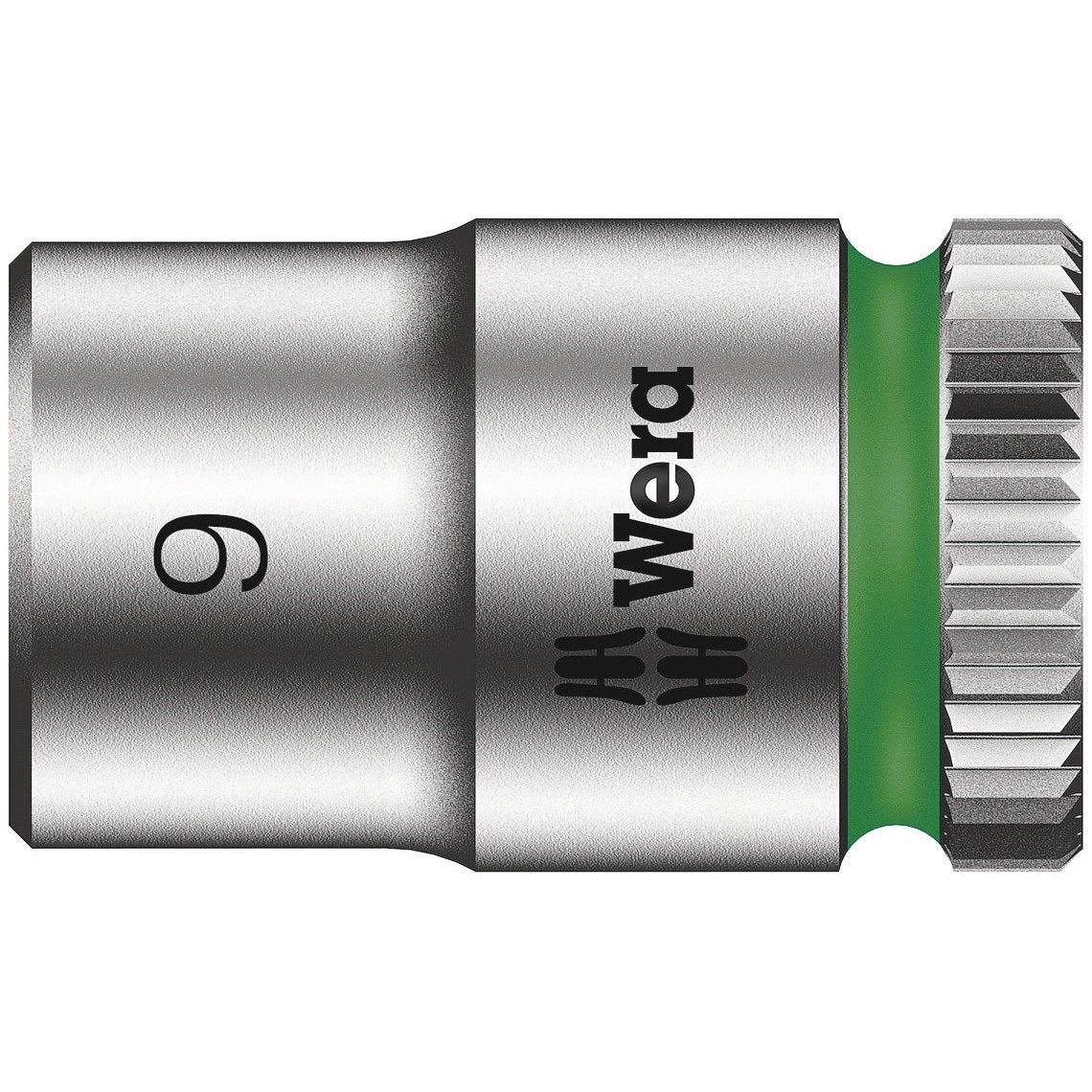 Wera 8790 HMA Zyklop 1/4" socket, 9 x 23 mm