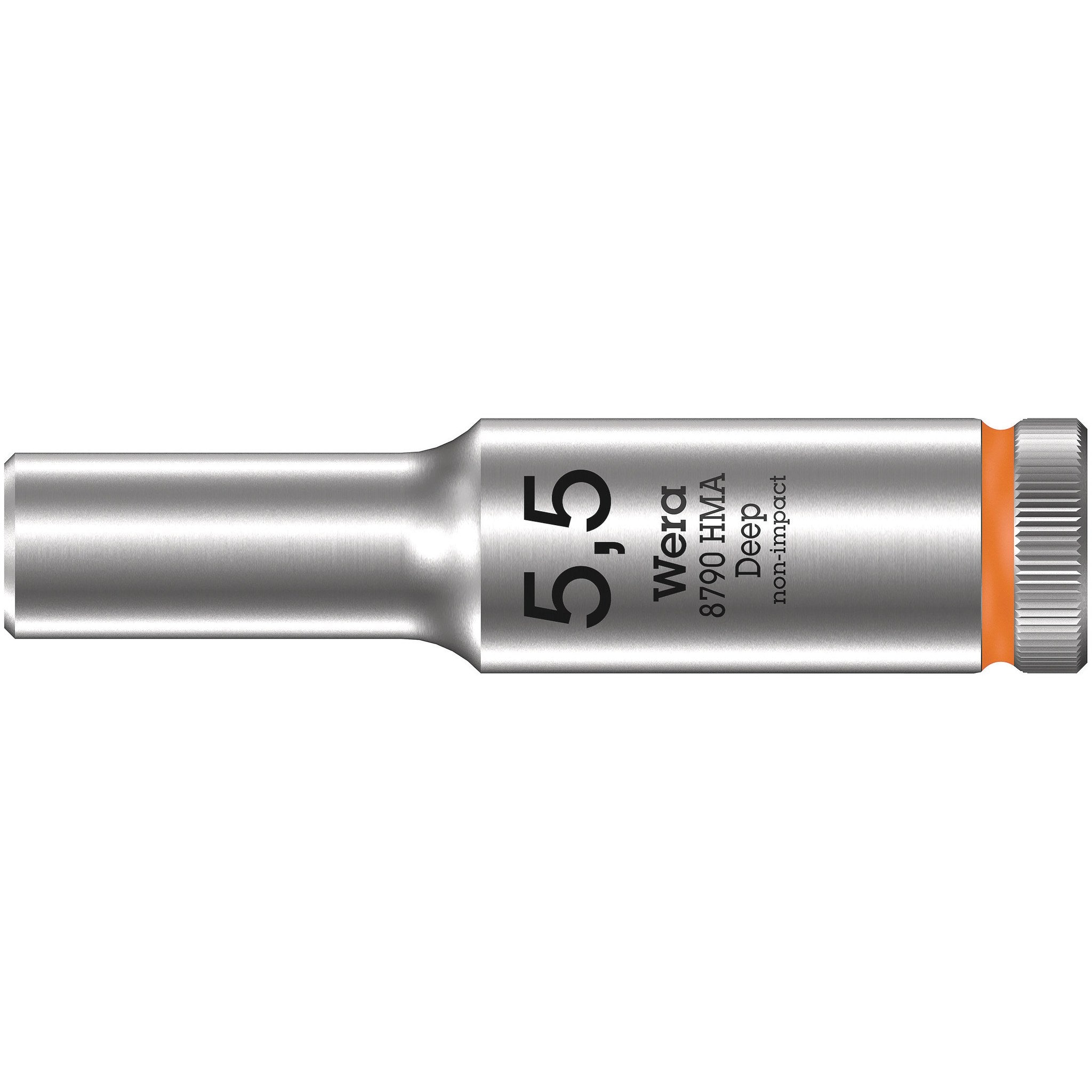 Wera 8790 HMA Deep 1/4" socket, 5.5 x 50 mm