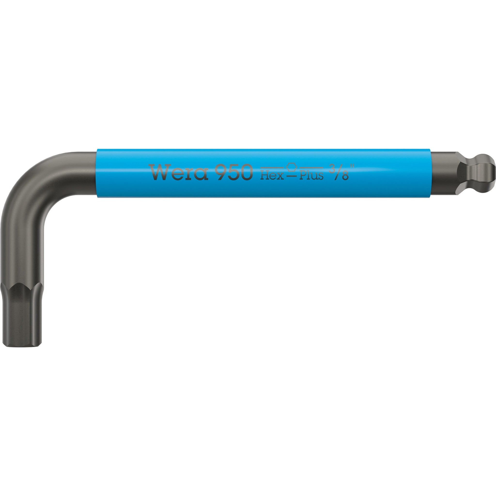 Wera 950 SPKS L-key Multicolour, Imperial, BlackLaser, 3/8" x 125 mm