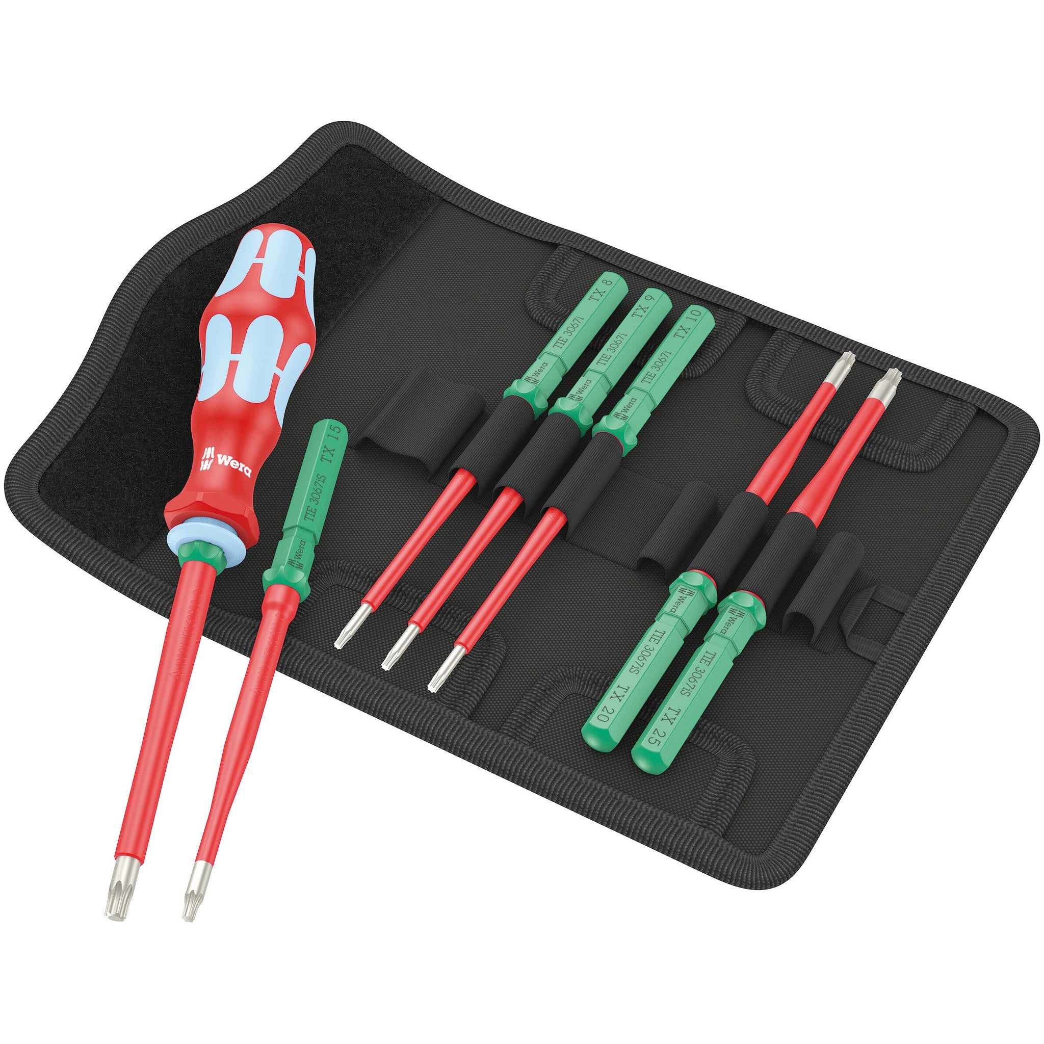 Wera Kraftform Kompakt VDE Stainless 8 extra slim 1 Tool finder, 8 pieces