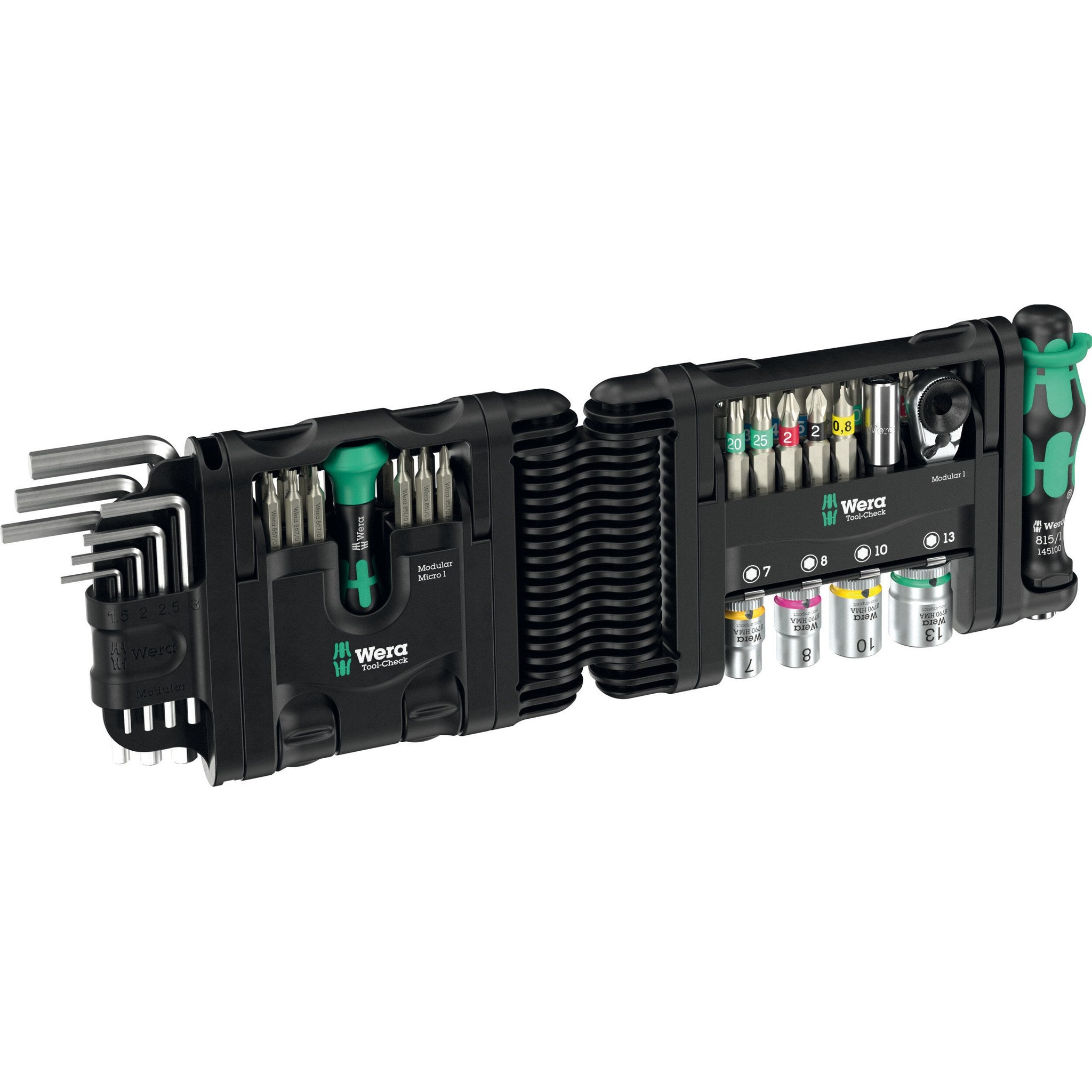 Wera Tool-Check Modular Set 1, 50 pieces