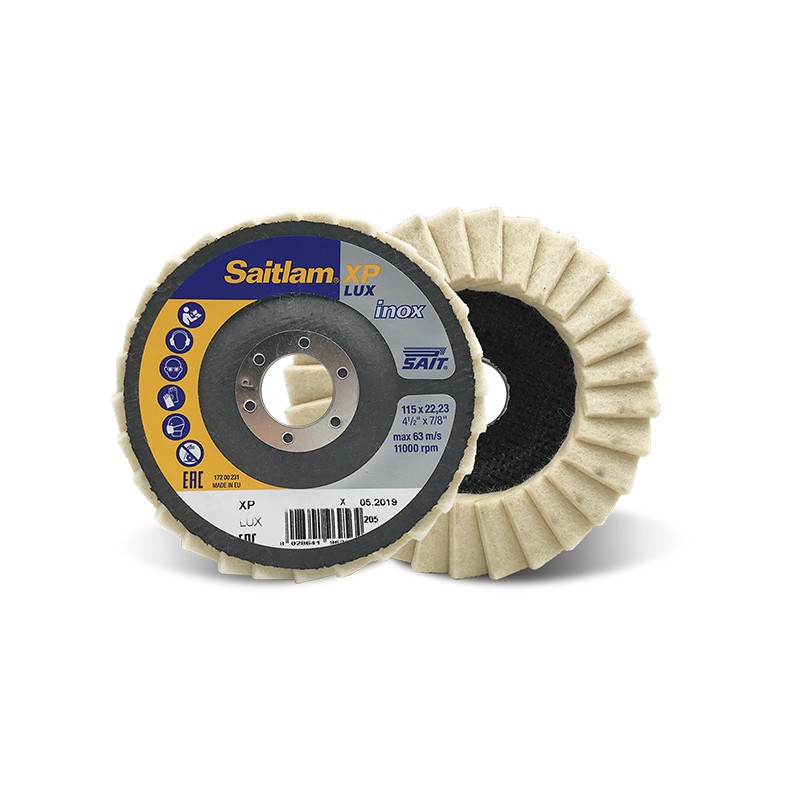 SAIT Saitlam-XP Felt Polishing Flap Disc 115 x 22.23mm