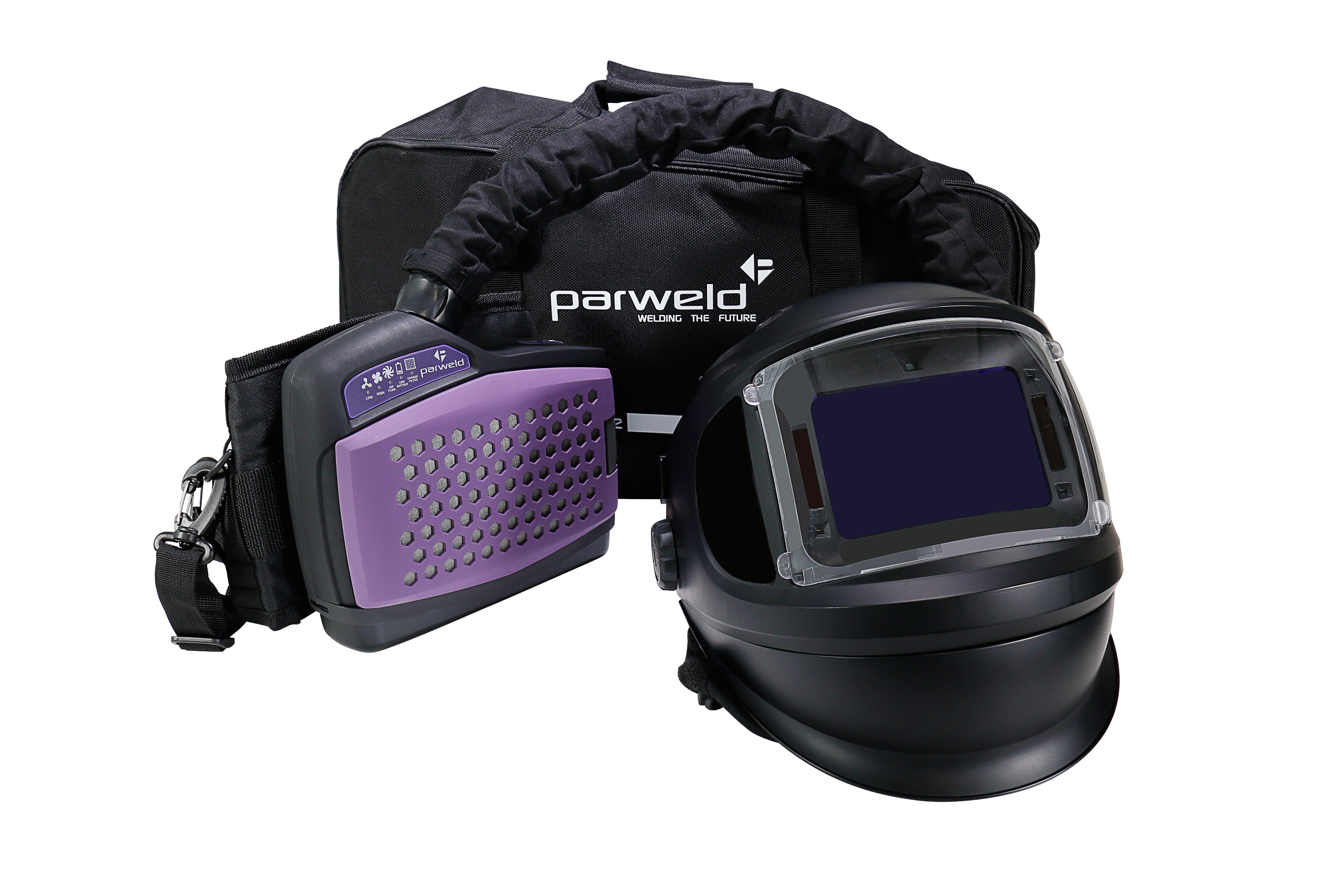 Parweld XR943A Welding/Grinding PAPR Helmet
