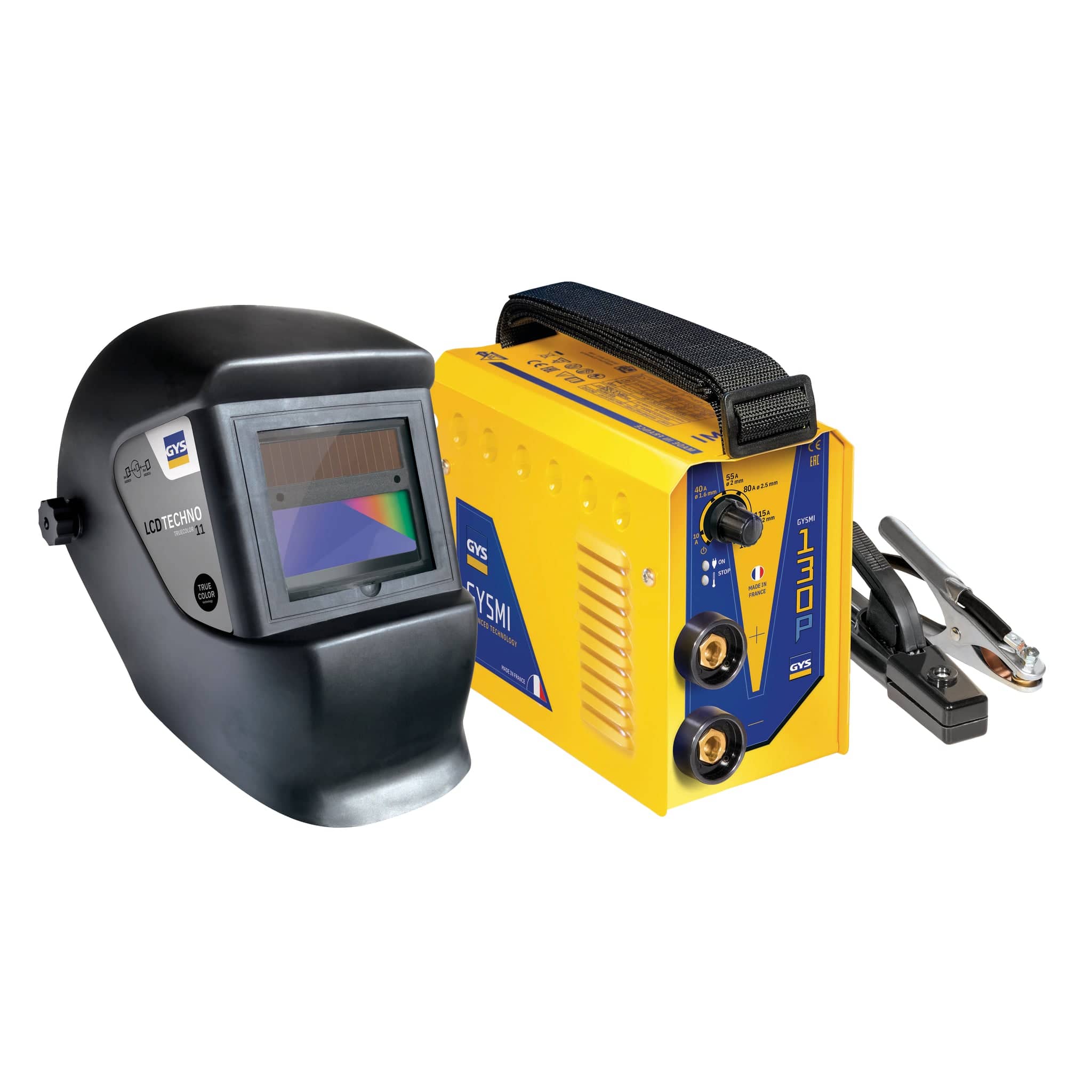 GYSMI 130 P & LCD 11 Helmet Bundle