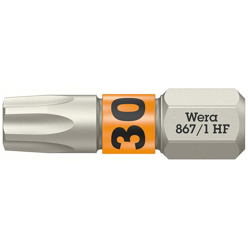 Wera 867/1 TORX® HF Bits with holding function, TX 30 x 25 mm