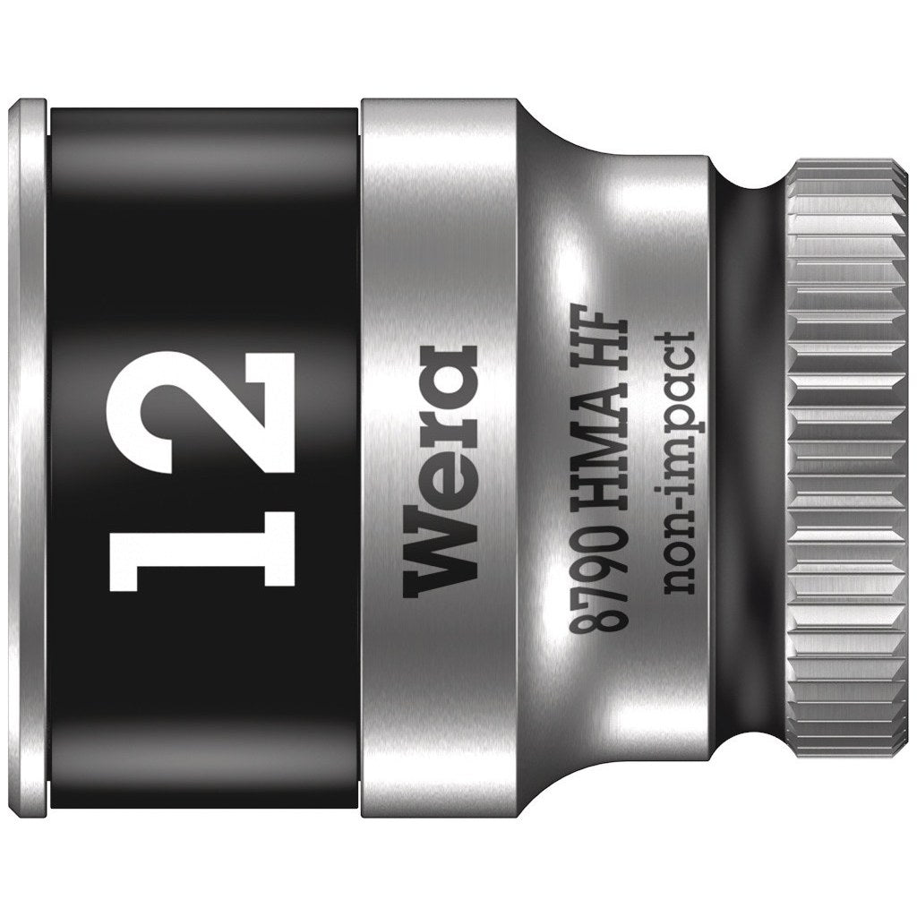Wera 8790 HMA HF Zyklop socket with 1/4" drive with holding function, 12 x 23 mm