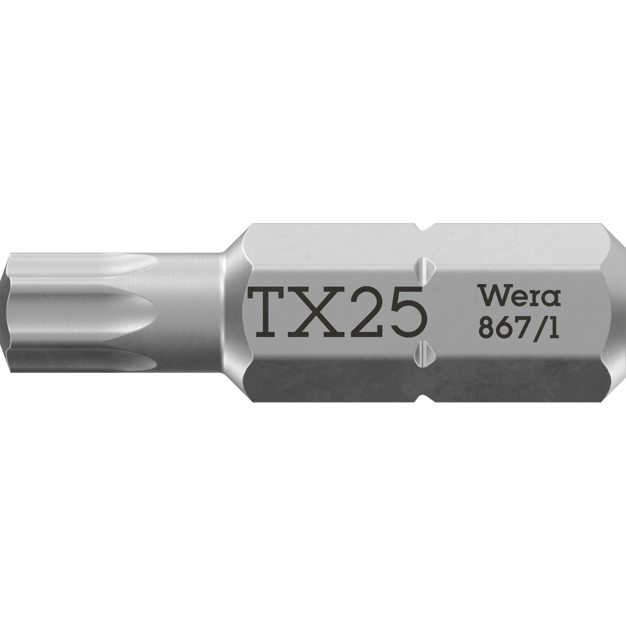 Wera 867/1 TORX® bits, TX 25 x 25 mm